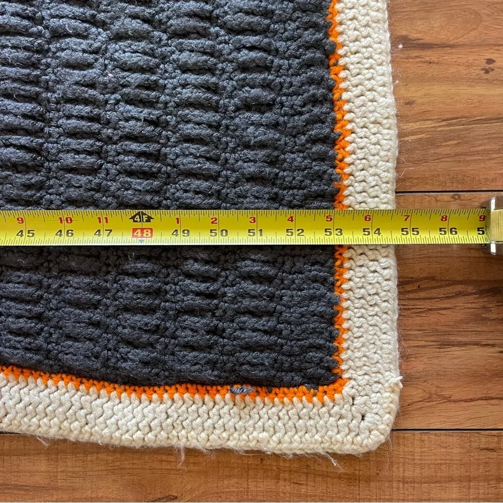 Handmade Multicolor Patchwork Crochet Throw Blanket - Assorted Colors